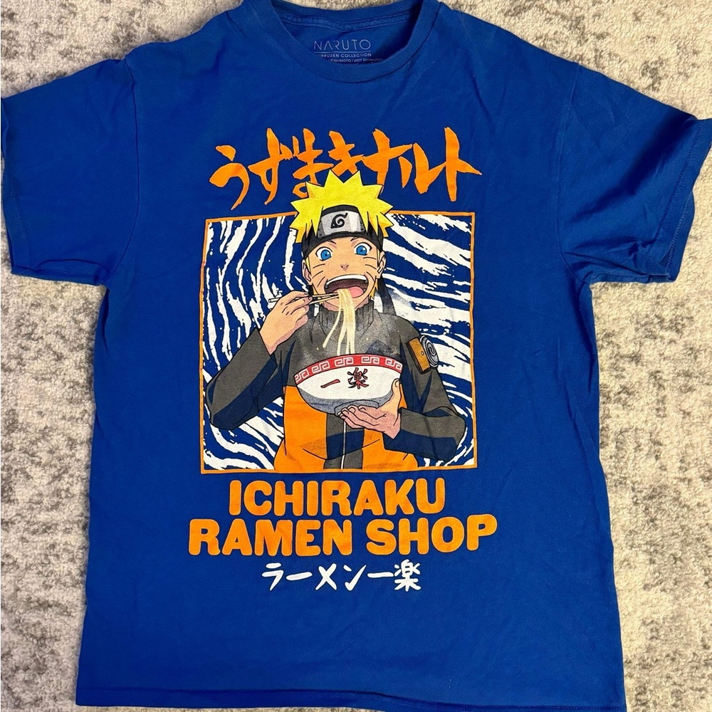 Naruto Eating Ramen Tee.
